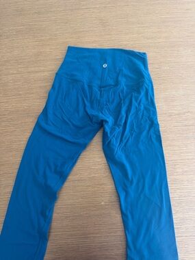 Lemon Teal High-Waist Leggings